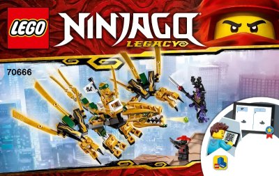 LEGO onderdeel The Golden Dragon (70666-1)