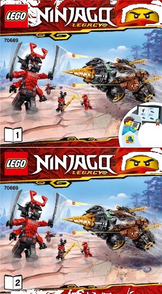 LEGO onderdeel Cole's Earth Driller (70669-1)