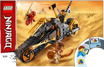 LEGO onderdeel Cole's Dirt Bike (70672-1)