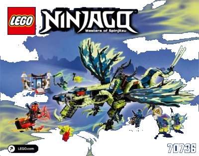 LEGO onderdeel Attack of the Morro Dragon (70736-1)