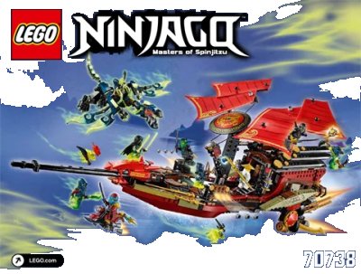 LEGO onderdeel Final Flight of Destiny's Bounty (70738-1)