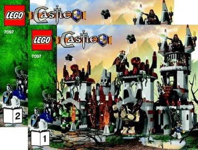 LEGO onderdeel Trolls' Mountain Fortress (7097-1)