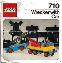 LEGO onderdeel Wrecker with Car 710-1