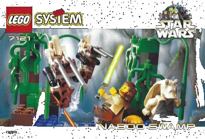 LEGO onderdeel Naboo Swamp (7121-1)