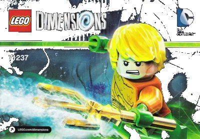 LEGO onderdeel Fun Pack - DC Comics (Aquaman and Aqua Watercraft) (71237-1)