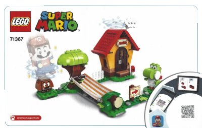 LEGO onderdeel Mario's House & Yoshi - Expansion Set (71367-1)