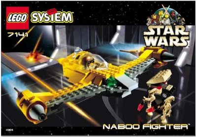 LEGO onderdeel Naboo Fighter (7141-1)