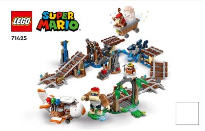 LEGO onderdeel Diddy Kong's Mine Cart Ride - Expansion Set (71425-1)