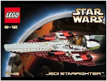LEGO onderdeel Jedi Starfighter (7143-1)