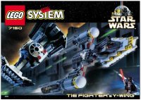 LEGO part TIE Fighter & Y-wing 7150-1