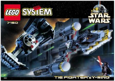 LEGO onderdeel TIE Fighter & Y-wing (7150-1)