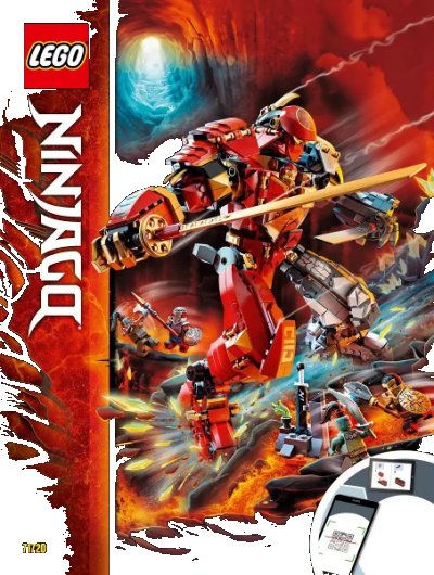 LEGO onderdeel Fire Stone Mech (71720-1)