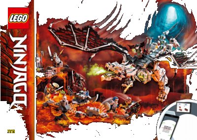 LEGO part Skull Sorcerer's Dragon (71721-1)