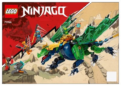 LEGO onderdeel Lloyd’s Legendary Dragon (71766-1)