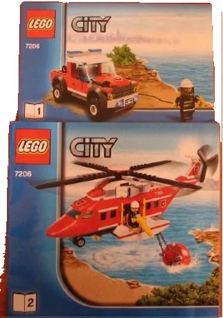 LEGO onderdeel Fire Helicopter (7206-1)