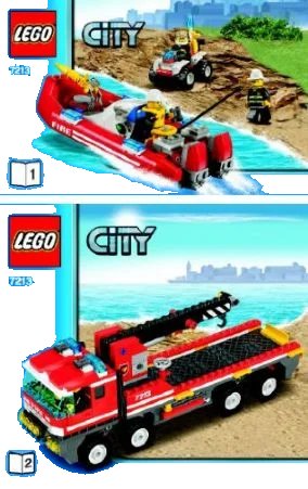 LEGO onderdeel Off-Road Fire Truck & Fireboat (7213-1)