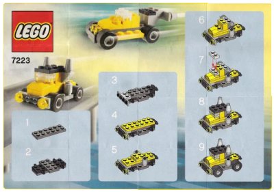 LEGO onderdeel Yellow Truck polybag (7223-1)