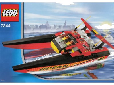 LEGO onderdeel Speedboat (7244-1)