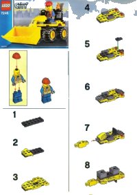 LEGO part Mini Digger 7246-1