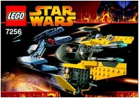 LEGO part Jedi Starfighter & Vulture Droid 7256-1