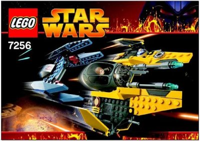 LEGO onderdeel Jedi Starfighter & Vulture Droid (7256-1)