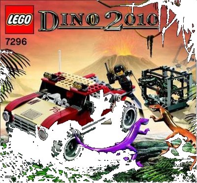 LEGO onderdeel Dino 4WD Trapper (7296-1)