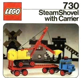 LEGO onderdeel Steam Shovel with Carrier (730-1)