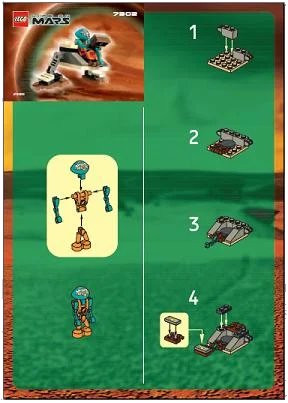 LEGO onderdeel Worker Robot (7302-1)