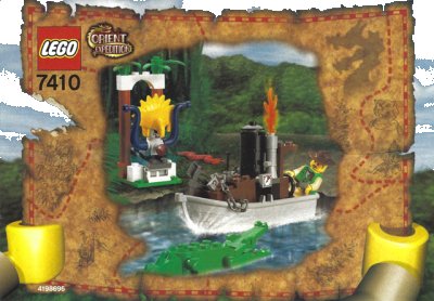 LEGO part Jungle River (7410-1)
