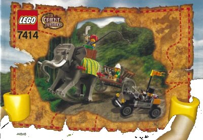 LEGO onderdeel Elephant Caravan (7414-1)