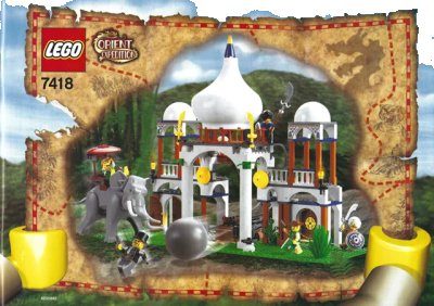 LEGO onderdeel Scorpion Palace (7418-1)