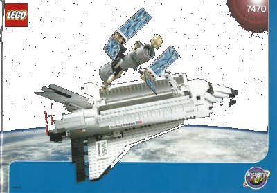 LEGO onderdeel Space Shuttle Discovery (7470-1)