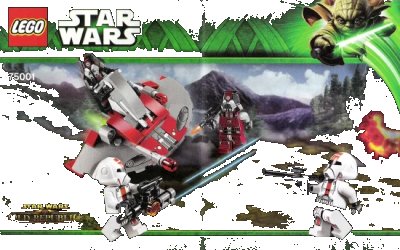 LEGO onderdeel Republic Troopers vs. Sith Troopers (75001-1)