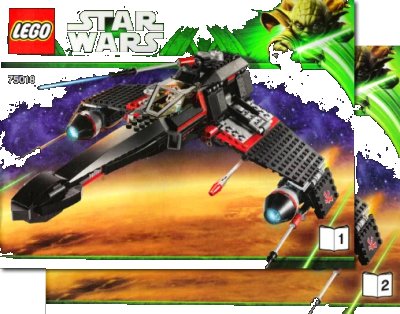LEGO onderdeel Jek-14's Stealth Starfighter (75018-1)