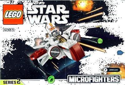 LEGO onderdeel ARC-170 Starfighter (75072-1)