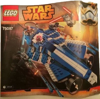 LEGO onderdeel Anakin's Custom Jedi Starfighter (75087-1)