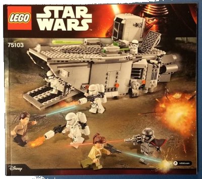 LEGO onderdeel First Order Transporter (75103-1)