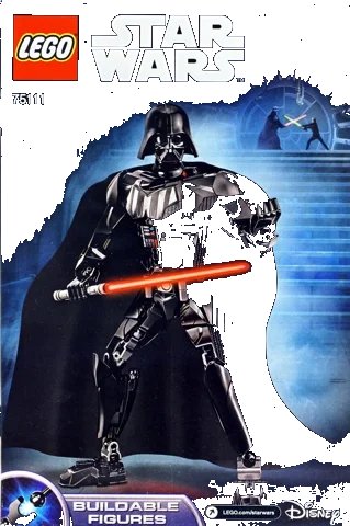 LEGO onderdeel Darth Vader (75111-1)