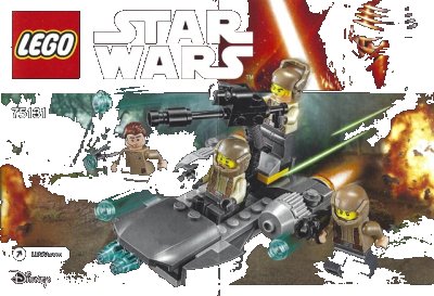 LEGO onderdeel Resistance Trooper Battle Pack (75131-1)