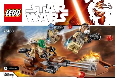 LEGO onderdeel Rebel Alliance Battle Pack (75133-1)