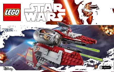 LEGO onderdeel Obi-Wan's Jedi Interceptor (75135-1)