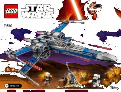 LEGO onderdeel Resistance X-Wing Fighter (75149-1)
