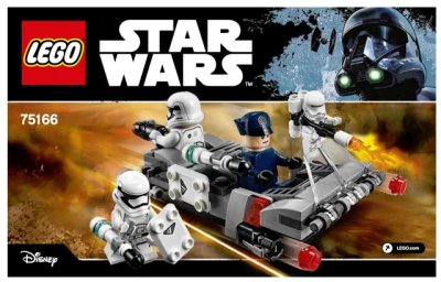 LEGO onderdeel First Order Transport Speeder Battle Pack (75166-1)