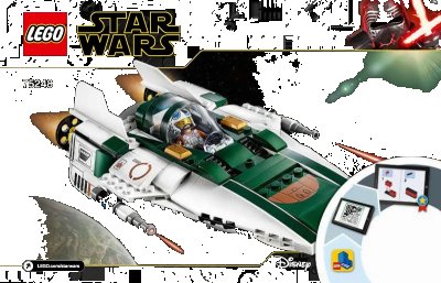 LEGO onderdeel Resistance A-Wing Starfighter (75248-1)