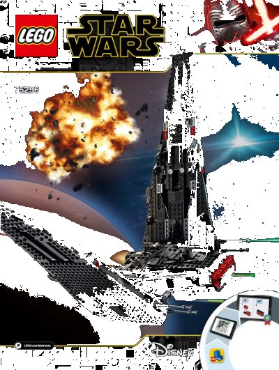 LEGO part Kylo Ren's Shuttle (75256-1)