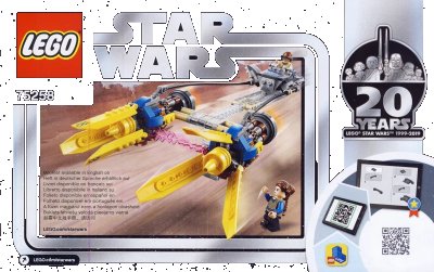 LEGO onderdeel Anakin's Podracer – 20th Anniversary Edition (75258-1)