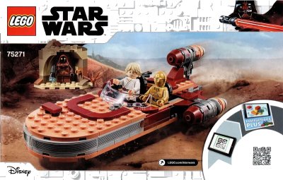 LEGO onderdeel Luke Skywalker's Landspeeder (75271-1)