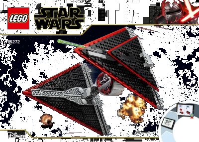 LEGO onderdeel Sith TIE Fighter (75272-1)