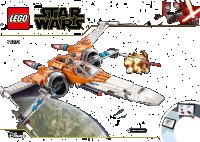 LEGO onderdeel Poe Dameron's X-wing Fighter 75273-1