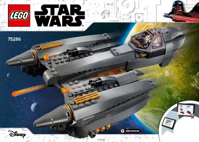 LEGO onderdeel General Grievous's Starfighter (75286-1)